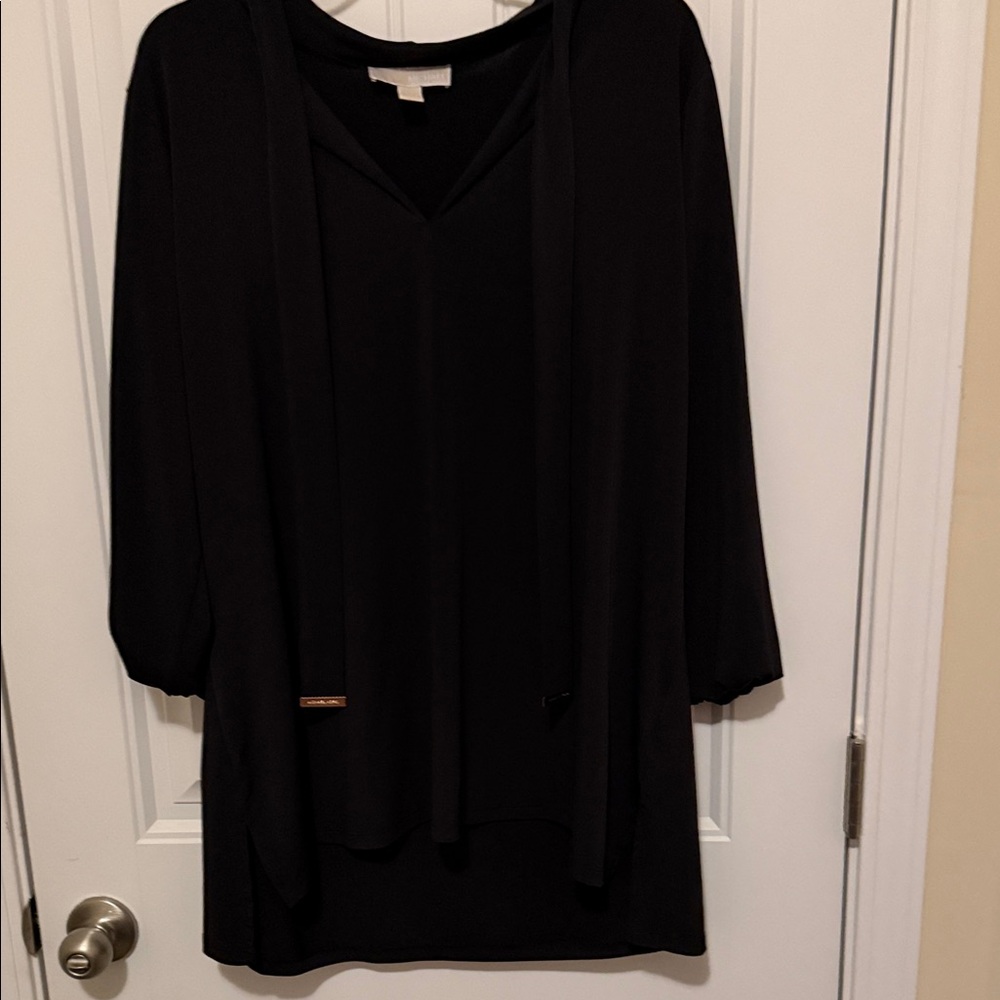 Michael Kors Black Tunic Top‎